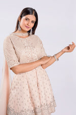 Load image into Gallery viewer, Silk Fabric Sequence Zardosi Work Readymade Sharara Suit