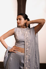 Load image into Gallery viewer, Indore Stern With One Style Pearl And Sequin Work Jacket
